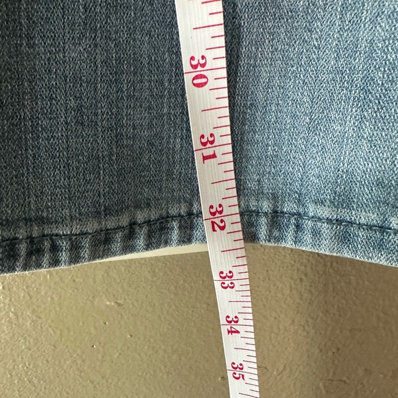 Levi's Blue 515 Capri Denim Cotton Jeans - Picture 6 of 6